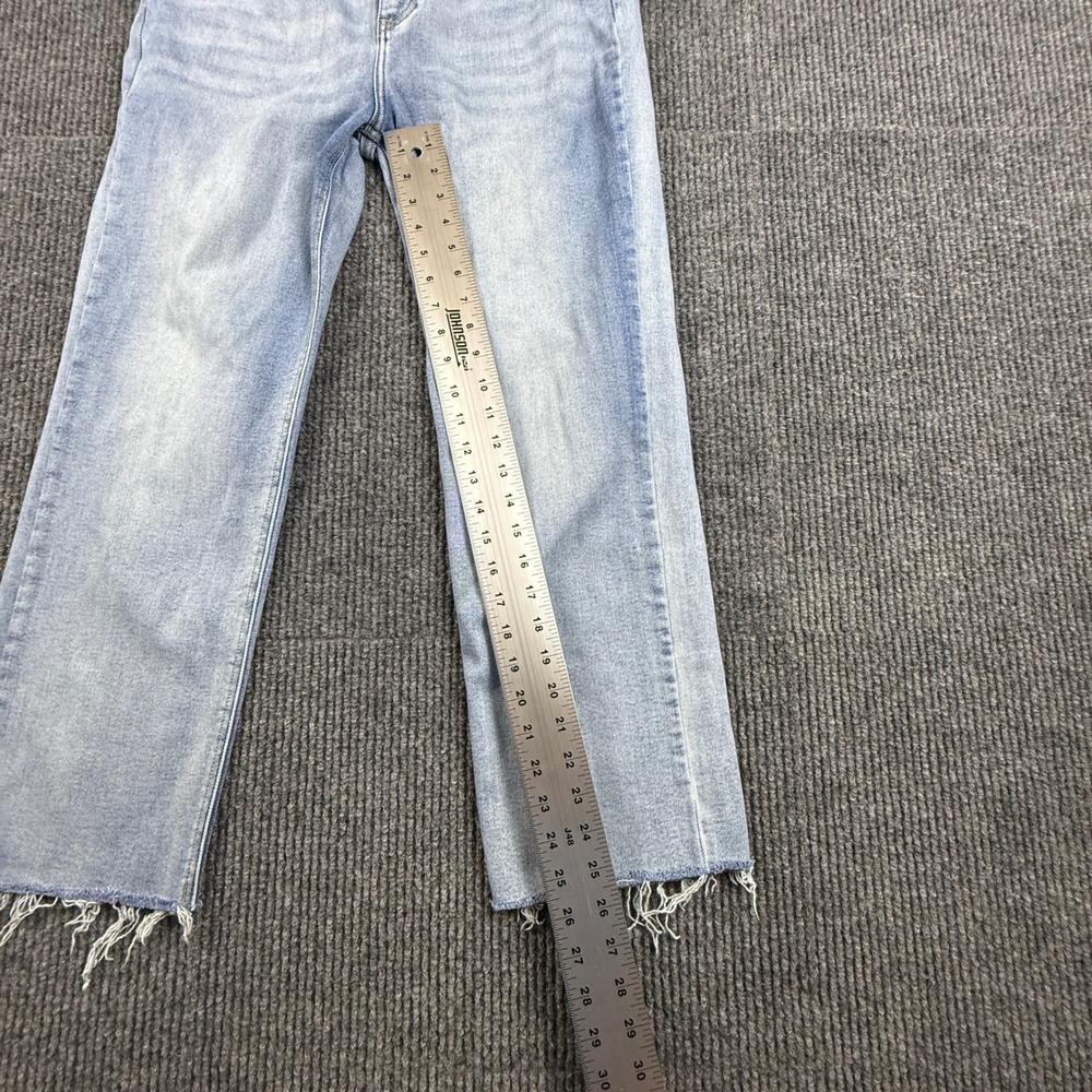 KanCan Womens Size 10 Light Wash High Rise Straight Leg Jeans ST1709GT-1-SF - Picture 7 of 14